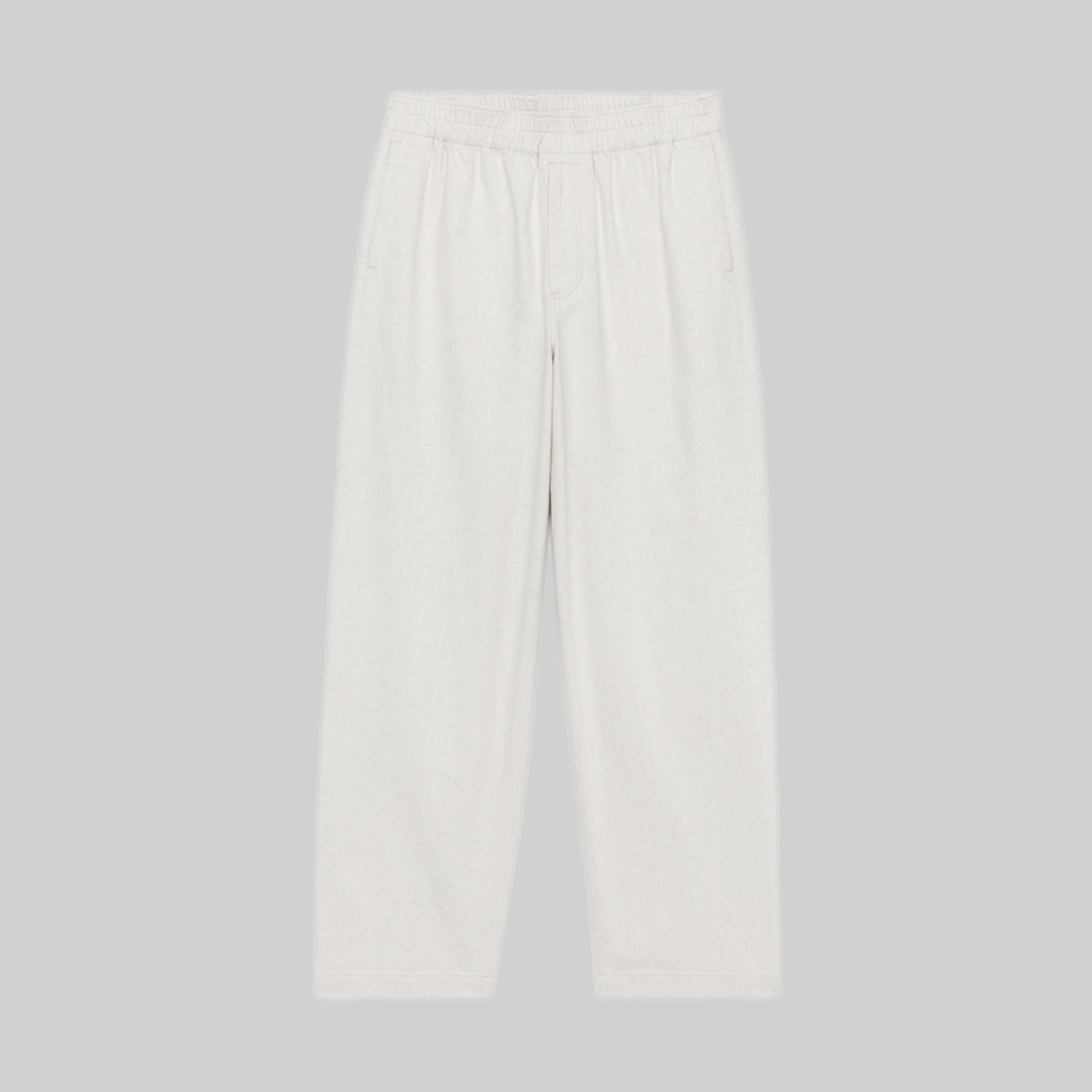Relaxed Cotton Linen Trousers