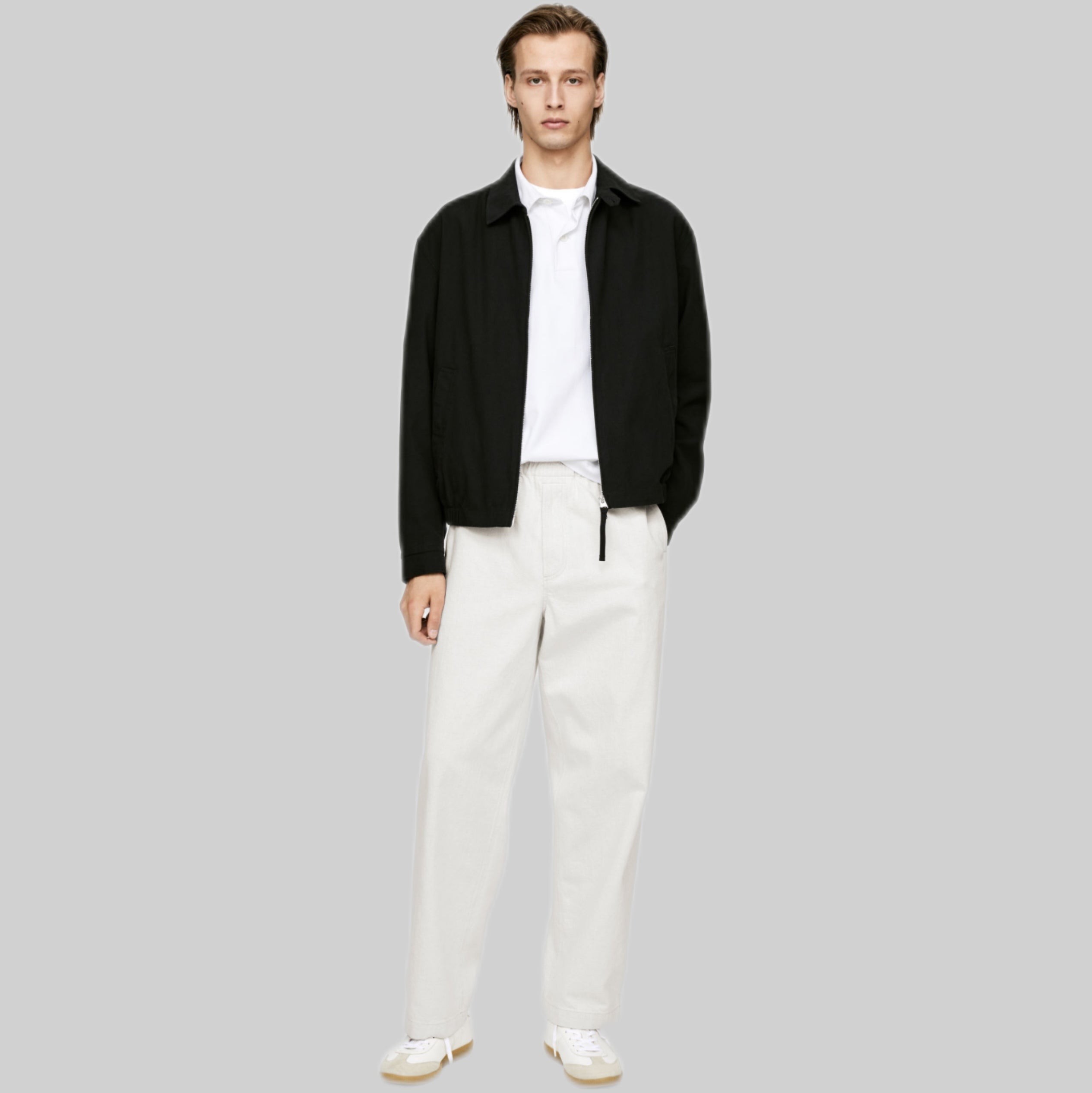 Relaxed Cotton Linen Trousers