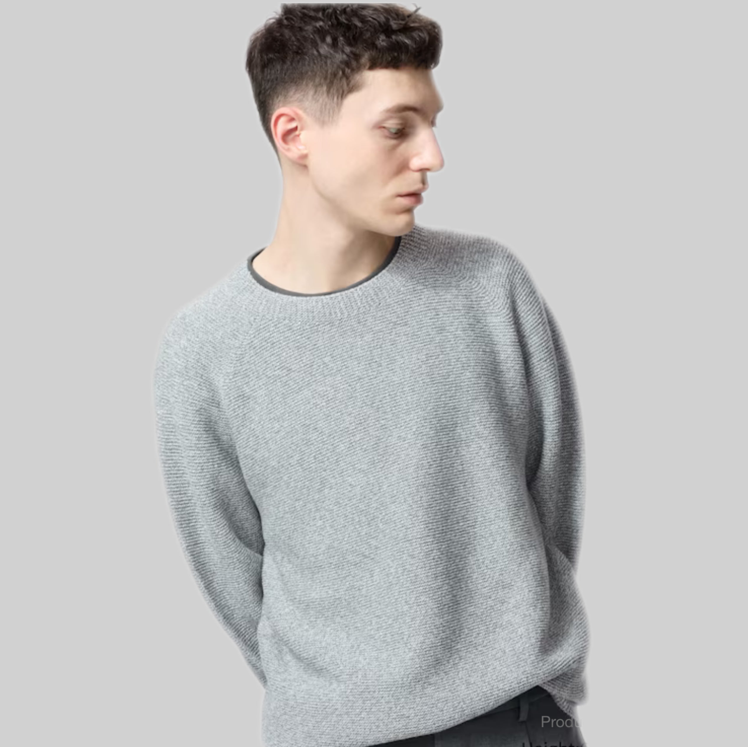 Knit Seamless Crew Neck Jumper
