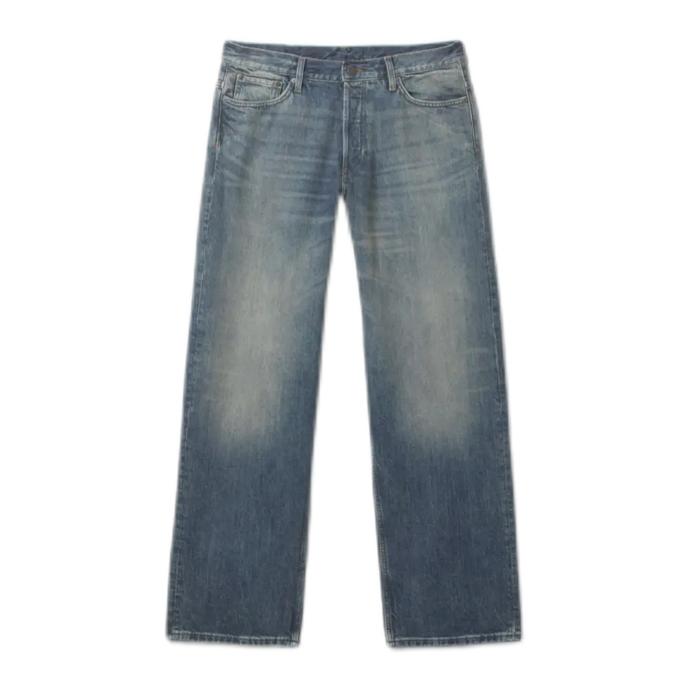 Sphere Low Waist Loose Straight Leg Jeans – Long Organic Denim Fit
