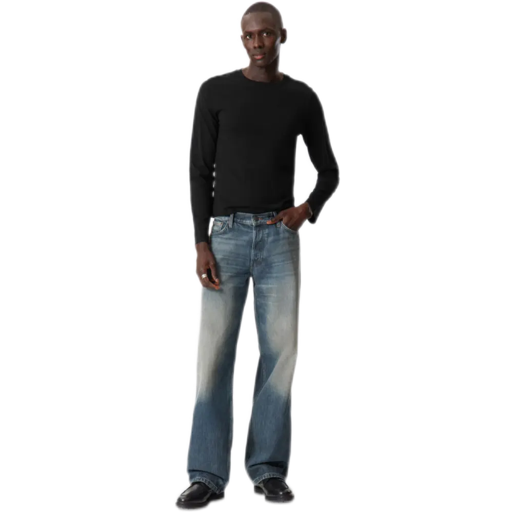 Sphere Low Waist Loose Straight Leg Jeans – Long Organic Denim Fit