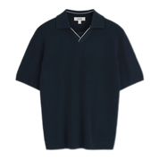 Soft Cotton with Open Collar & Ribbed Hem