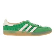 Mesh & Suede Low-Tops with 3-Stripes and Contrasting Logo