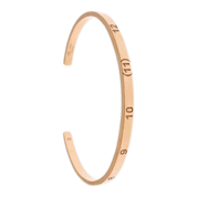 Silver Logo Bangle – Minimalist 925 Engraved Bracelet