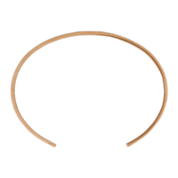 Silver Logo Bangle – Minimalist 925 Engraved Bracelet