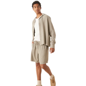 Relaxed Fit Set with Elastic Waist in Green