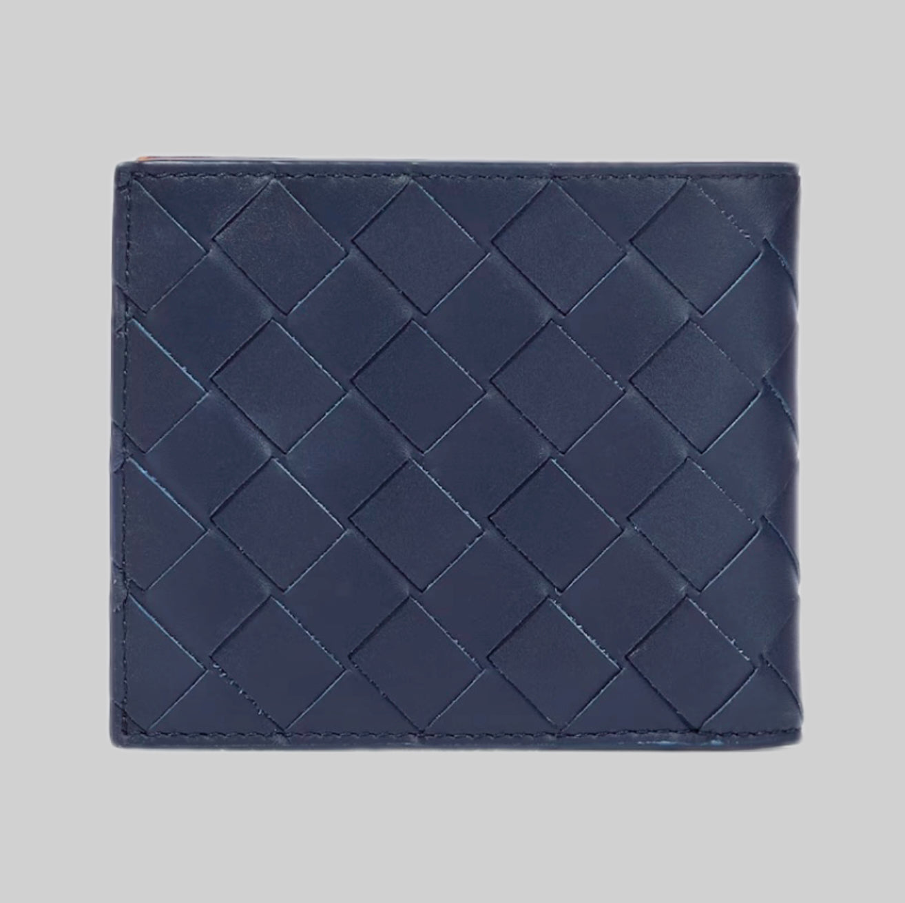 Bottega Veneta wallet, blue, men, front