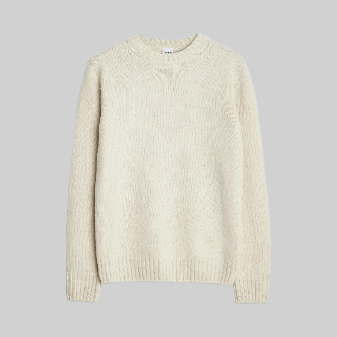 Brushed Shetland Sweater - Cream