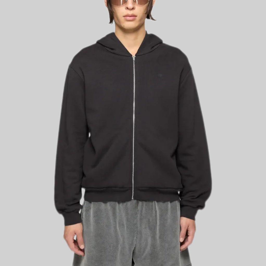 Black Zip-Up Hoodie
