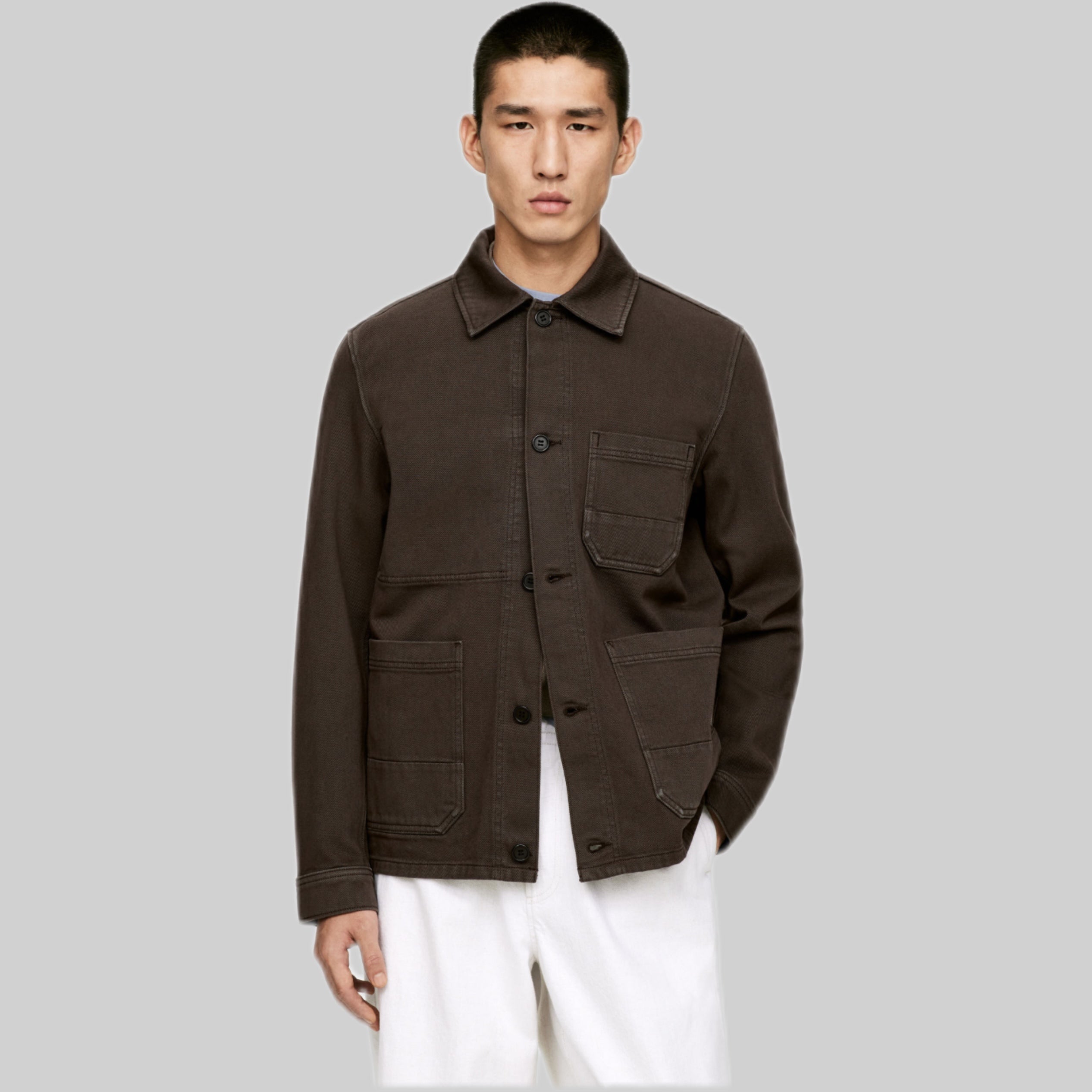 Overdyed Twill Overshirt