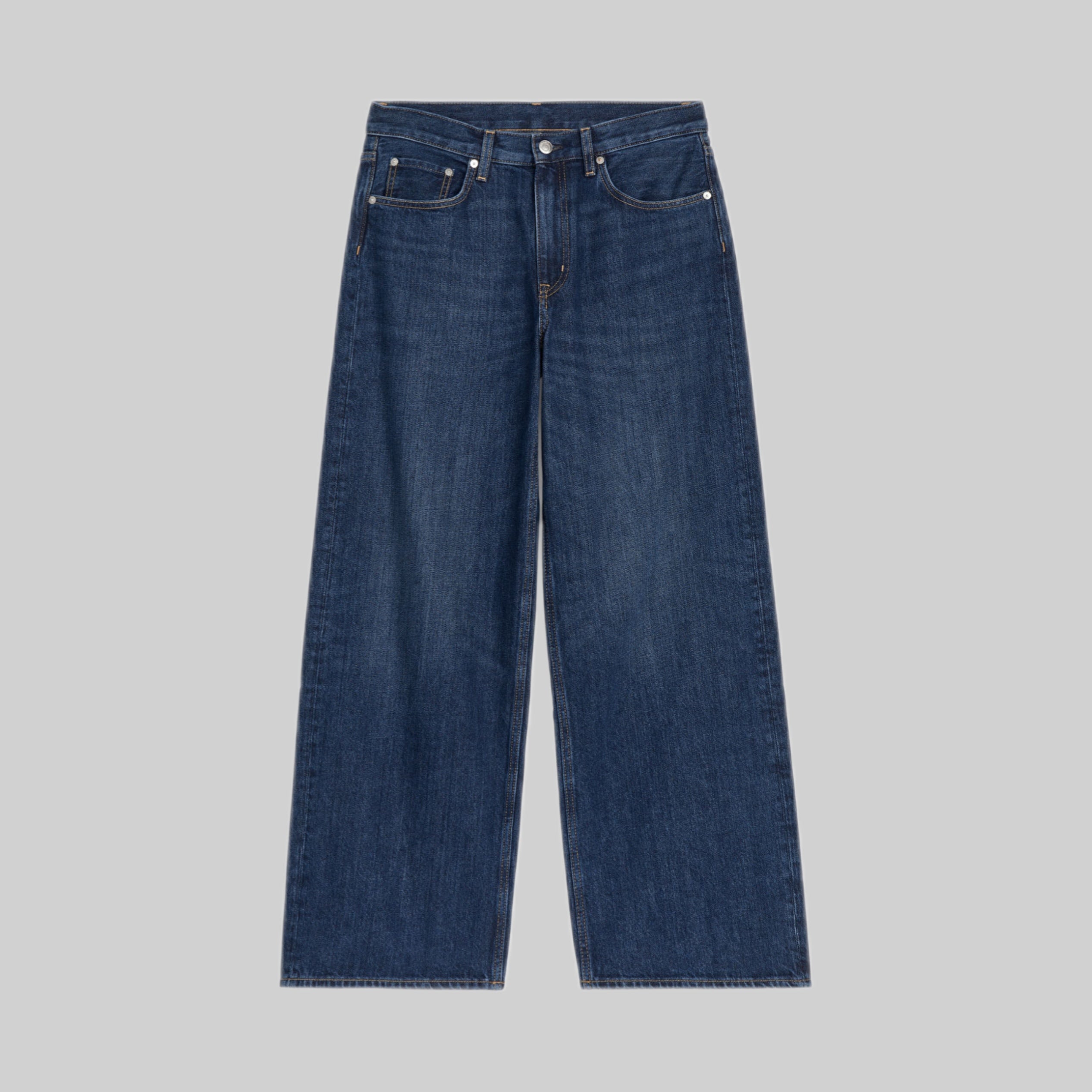 CLOUD Low Loose Jean - Mid Blue