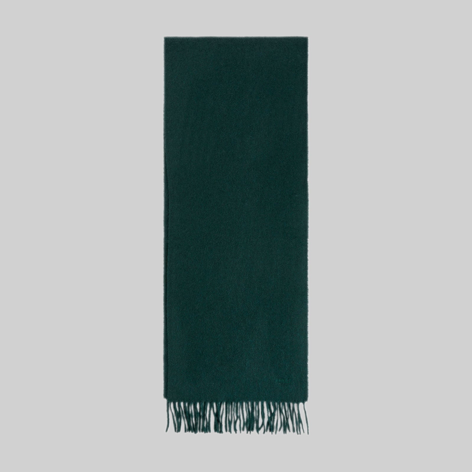 Cashmere-Wool Scarf - Dark Green