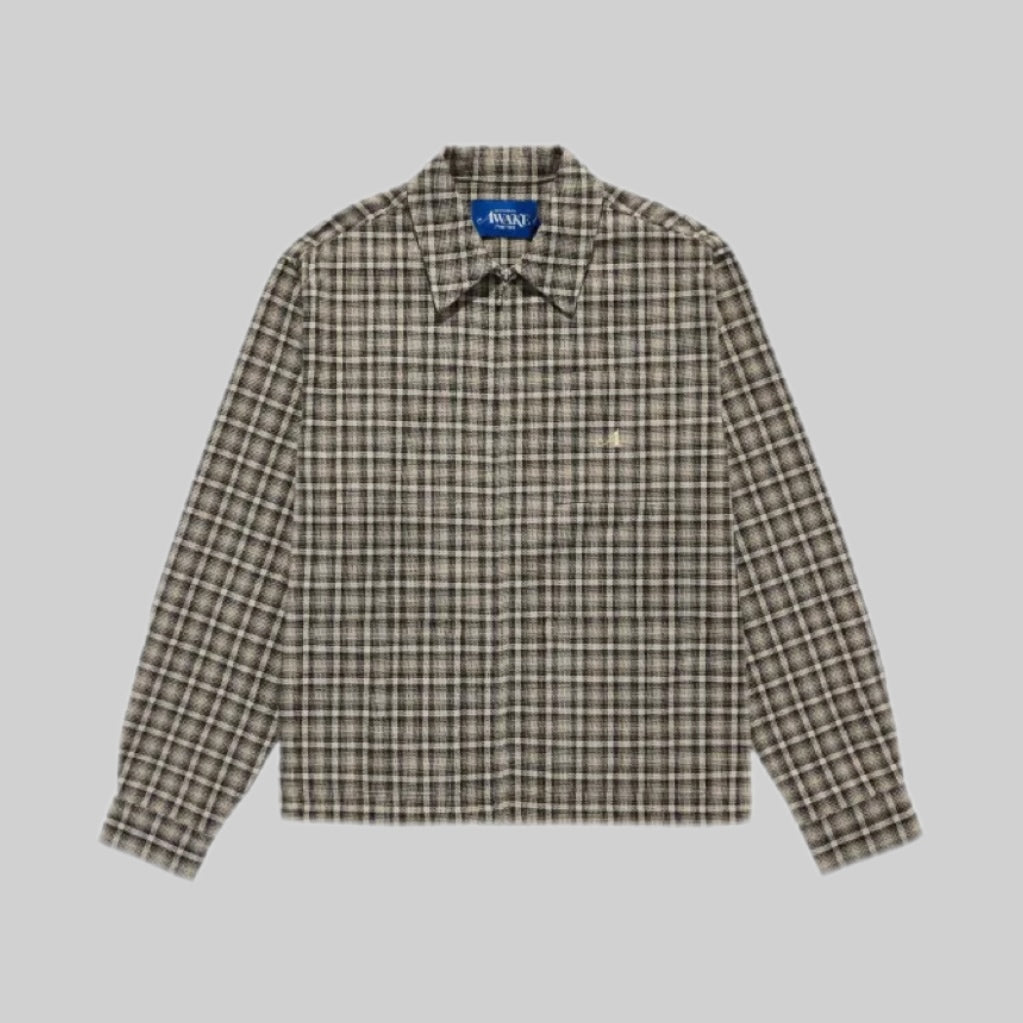Checked Cotton-Blend Shirt