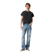SPACE RELAXED STRAIGHT LEG DISTRESSED JEANS