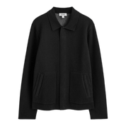 DOUBLE-FACED WOOL KNITTED JACKET