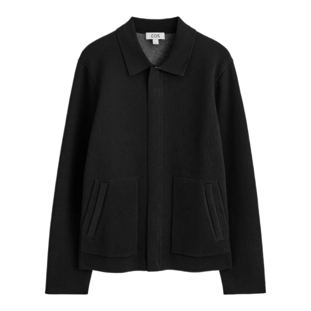 DOUBLE-FACED WOOL KNITTED JACKET