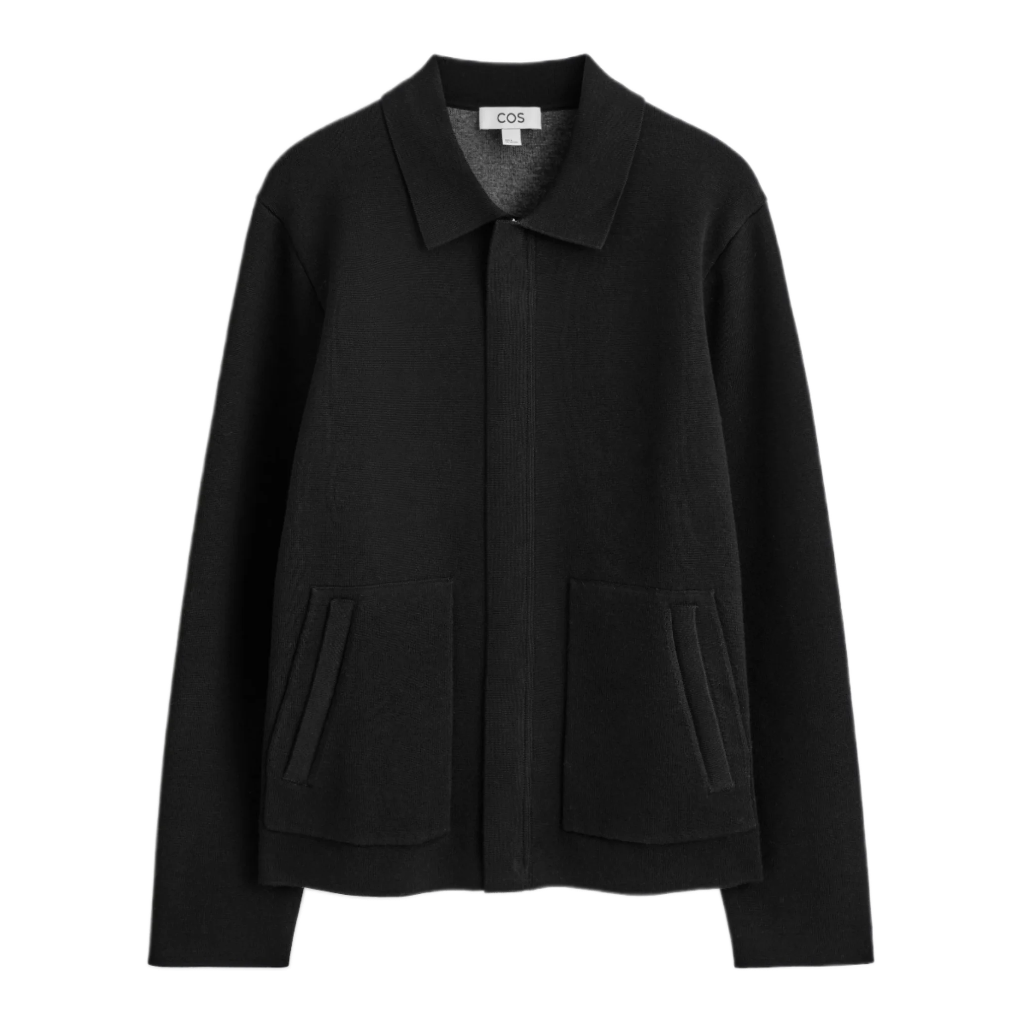 DOUBLE-FACED WOOL KNITTED JACKET