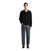 DOUBLE-FACED WOOL KNITTED JACKET