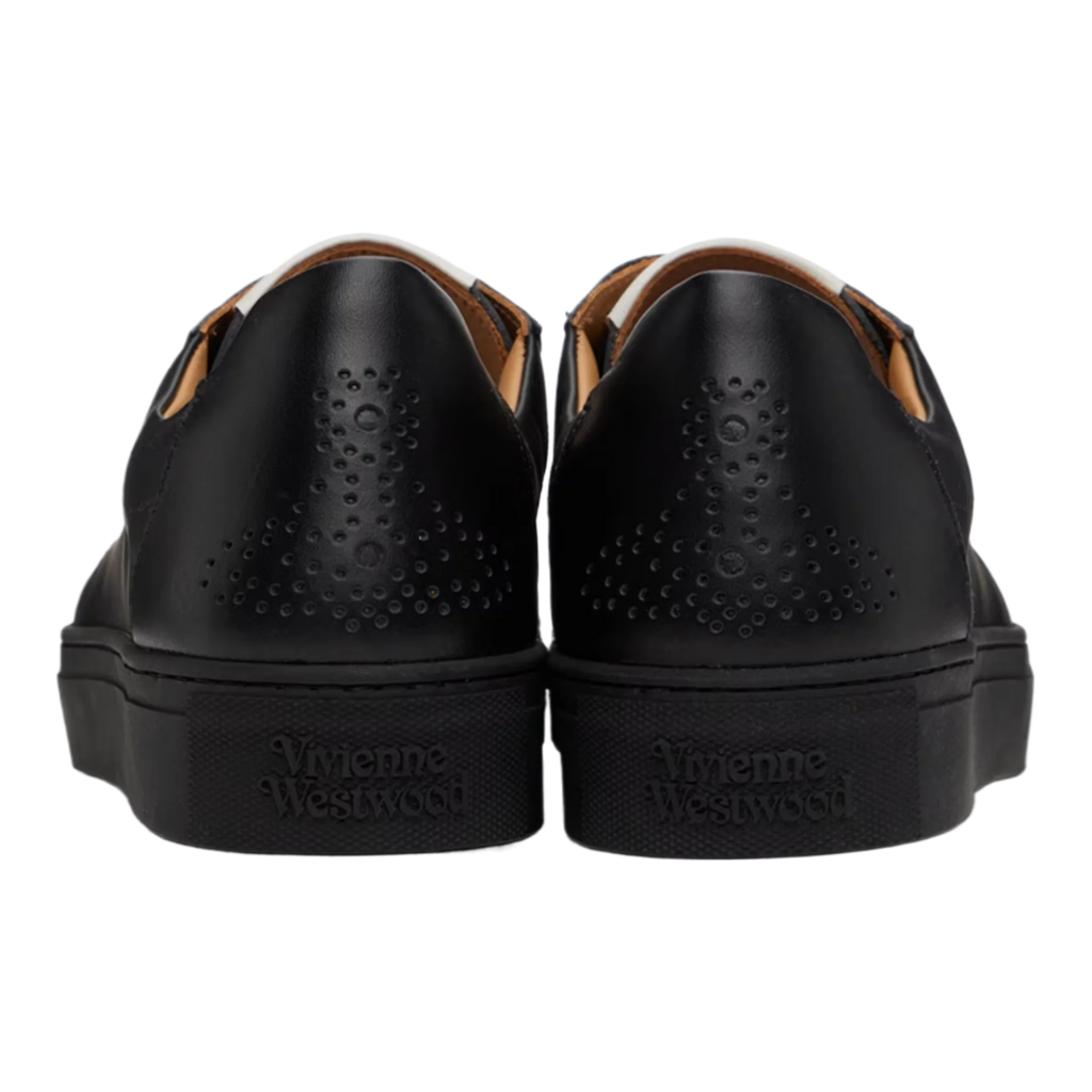 Vivienne Westwood Black Classic Punch Trainer Low Top Sneakers