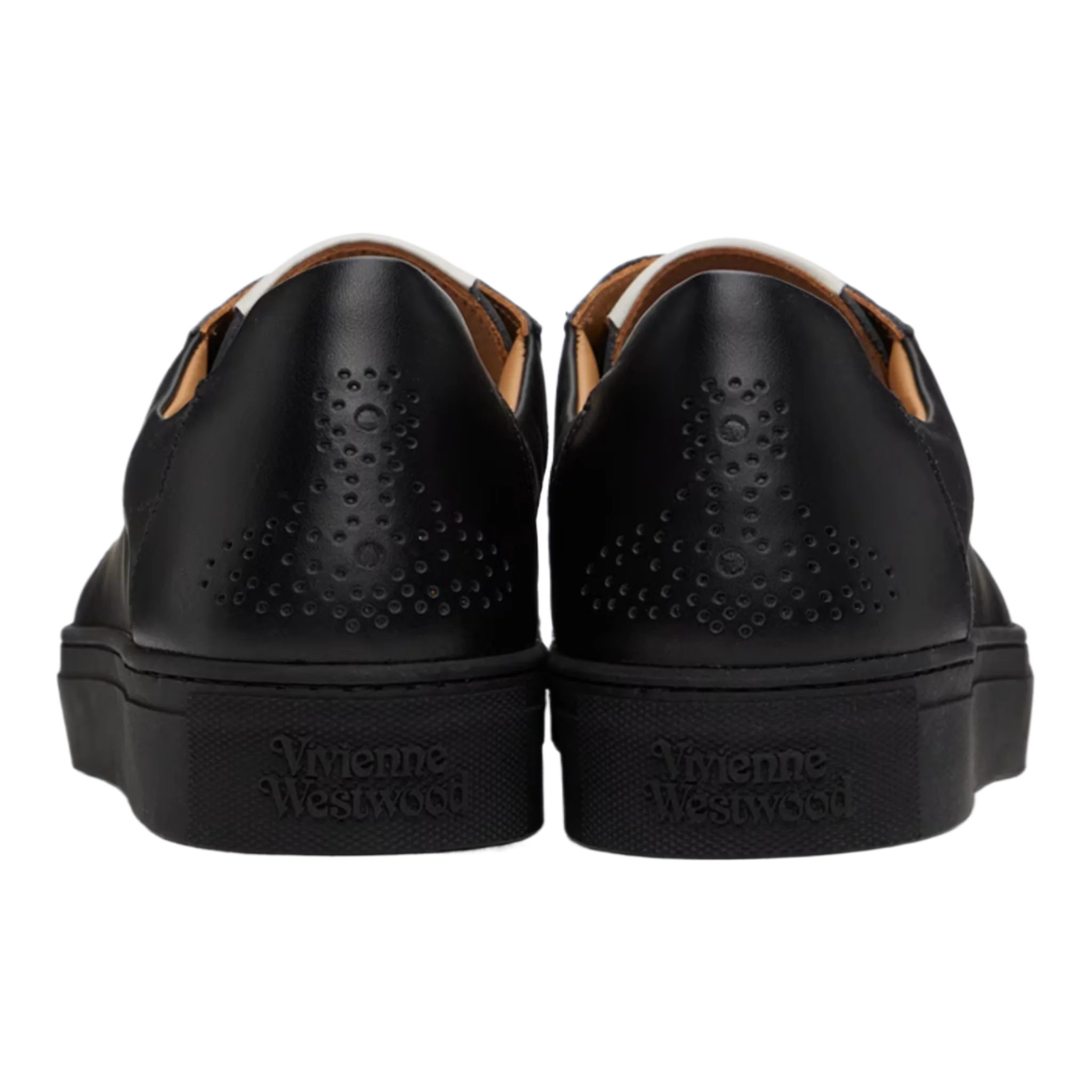 Vivienne Westwood Black Classic Punch Trainer Low Top Sneakers