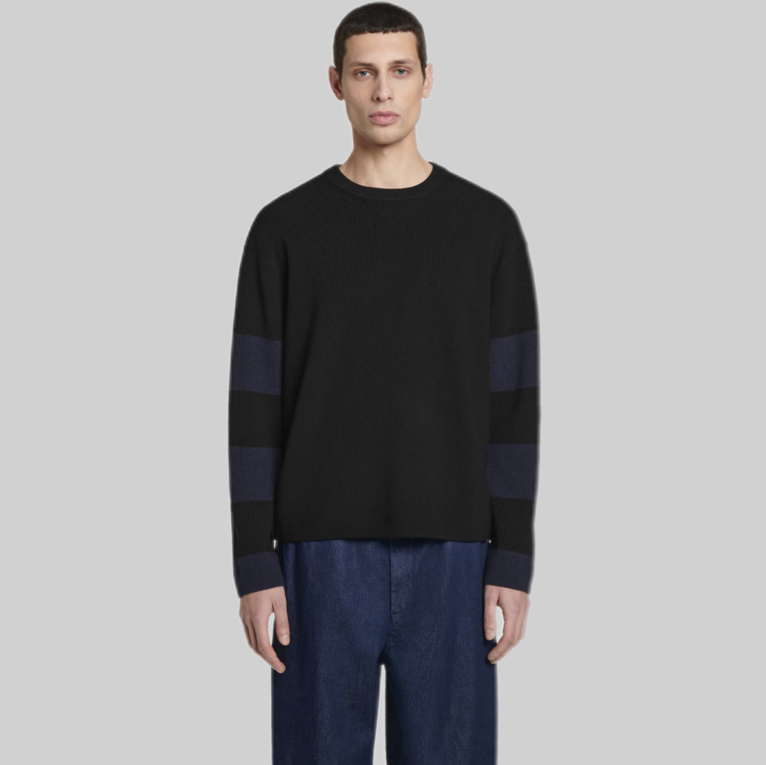 COS Striped Merino Wool Jumper