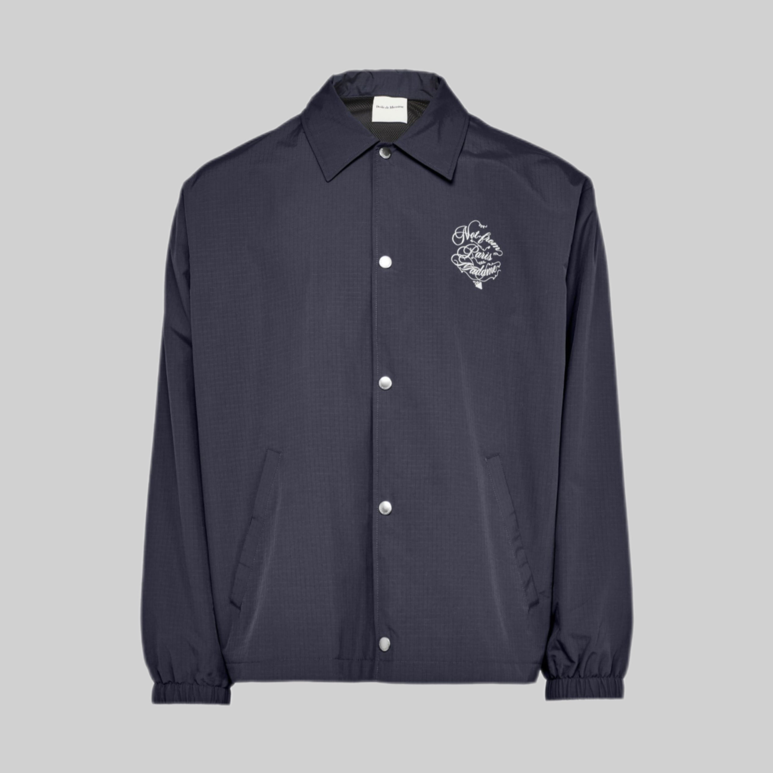 The Slogan Jacket – Navy