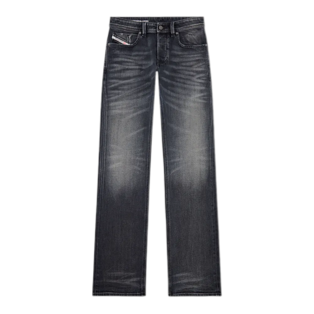 1985 Larkee Regular Jeans – Black Comfort Denim with Subtle Worn Look