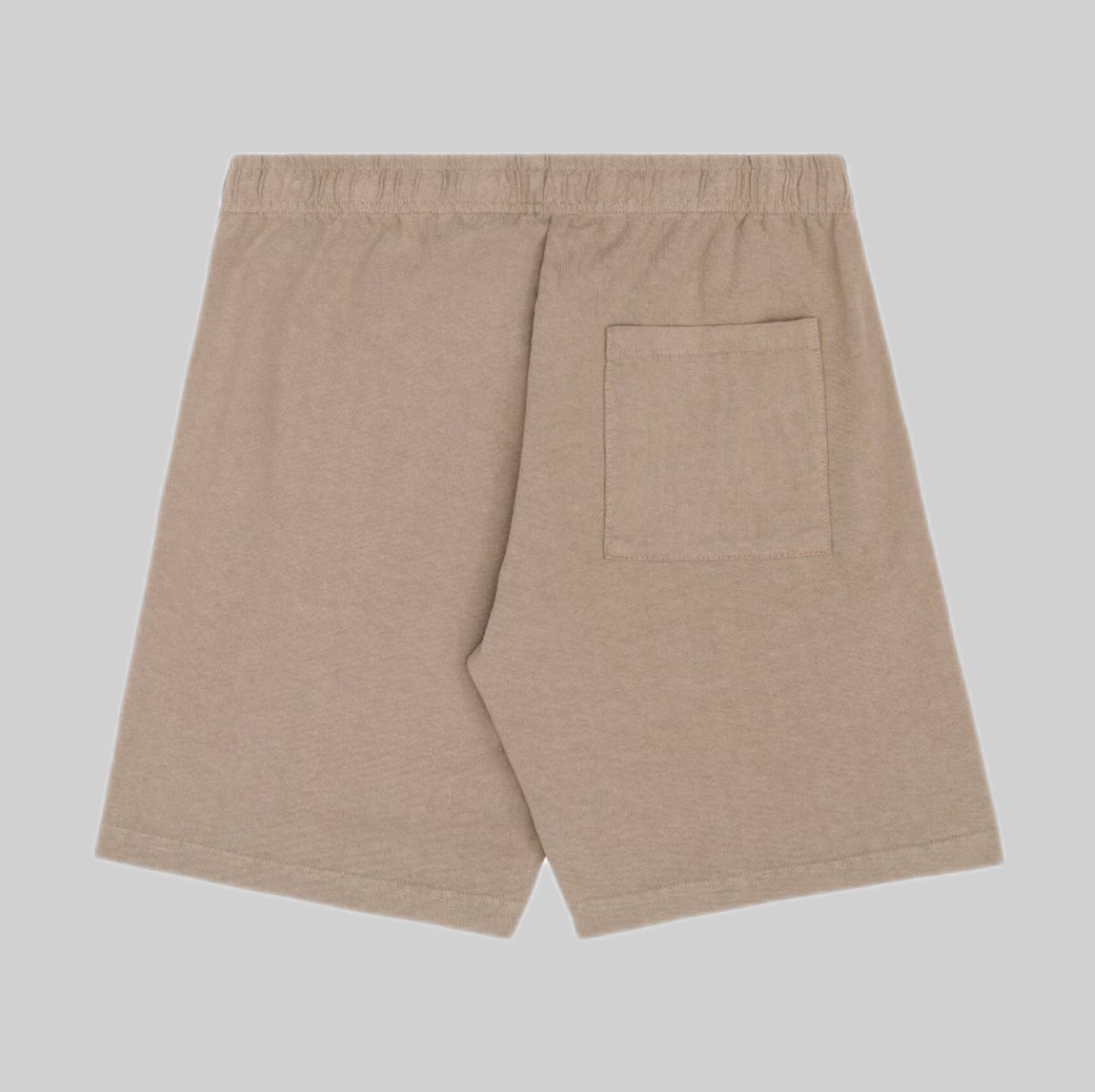 Sporty & Rich shorts, men, beige, backsdie