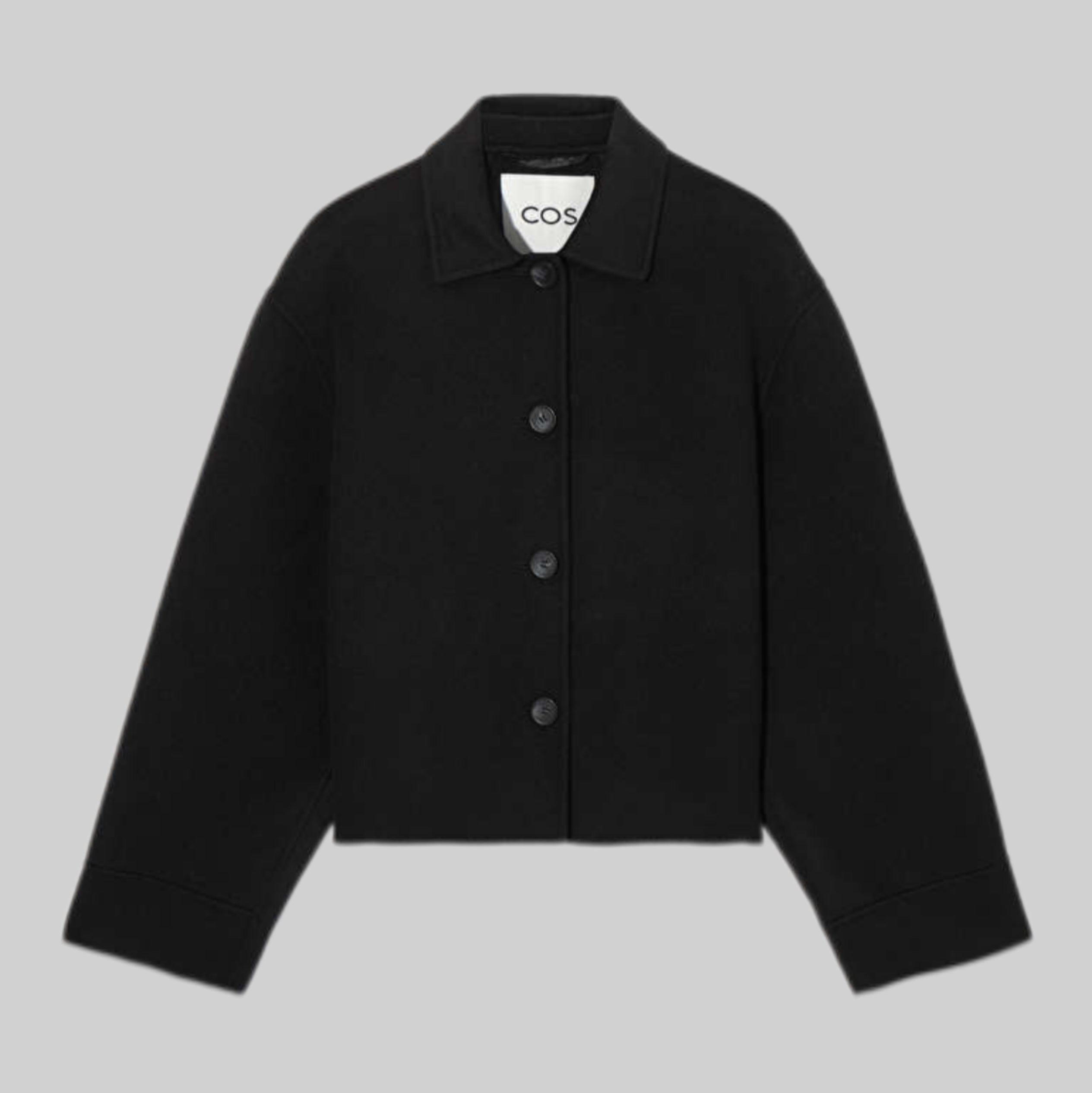 Cos Jacket, women, black, frontside