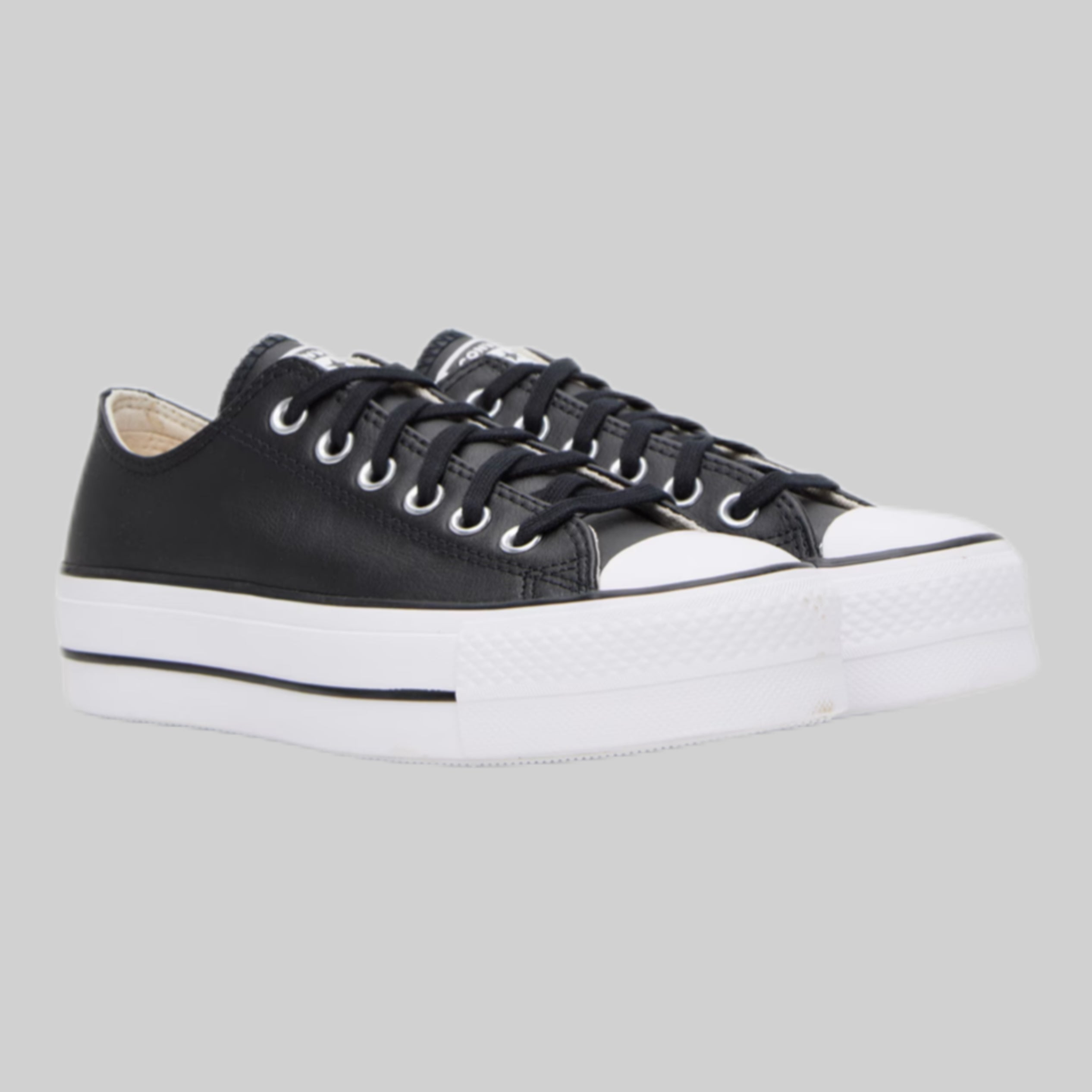 Converse sneakers, women, black, front