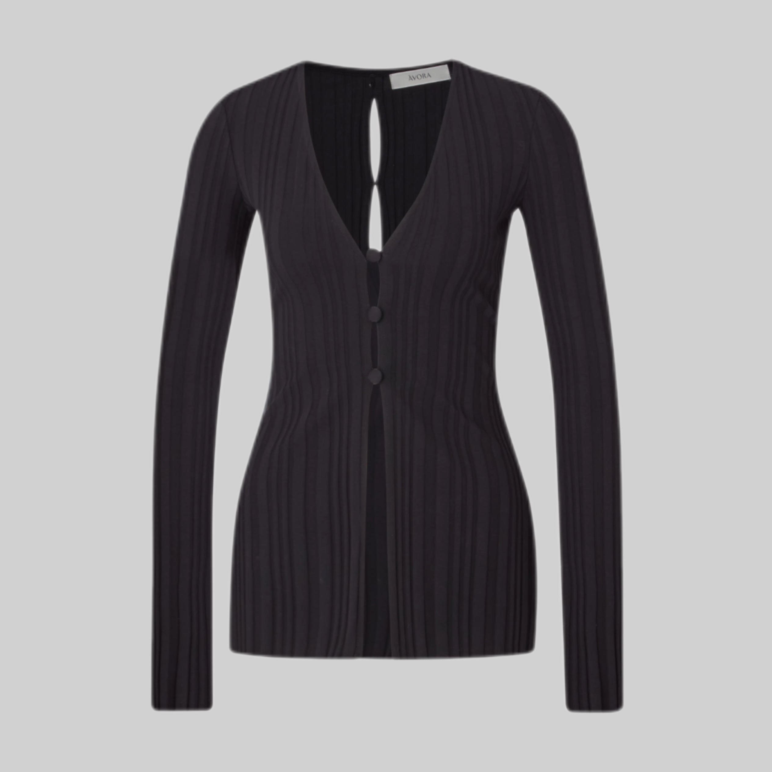 Avora cardigan, women, black, front