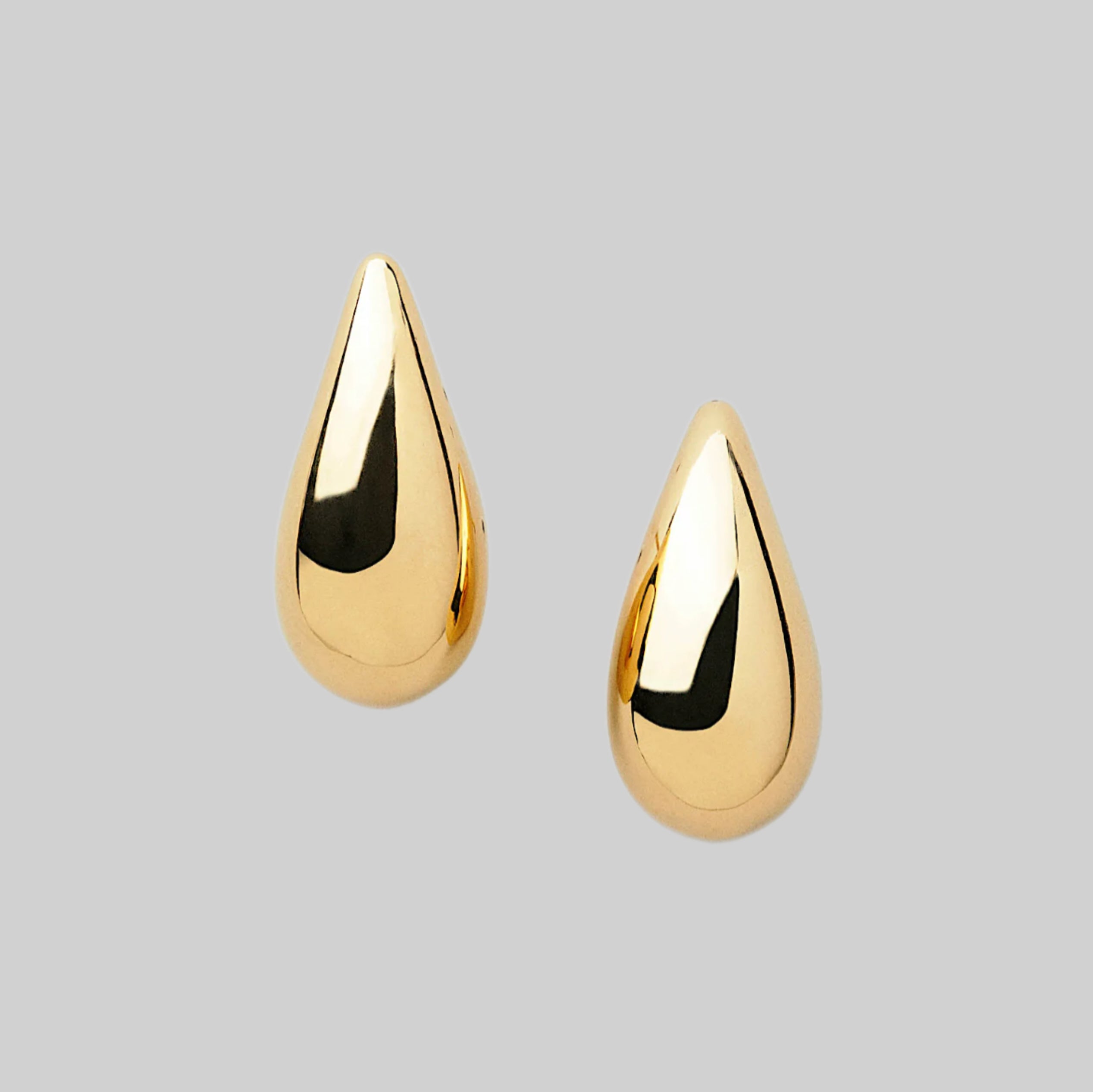 Safira earrings, women, frontside, gold