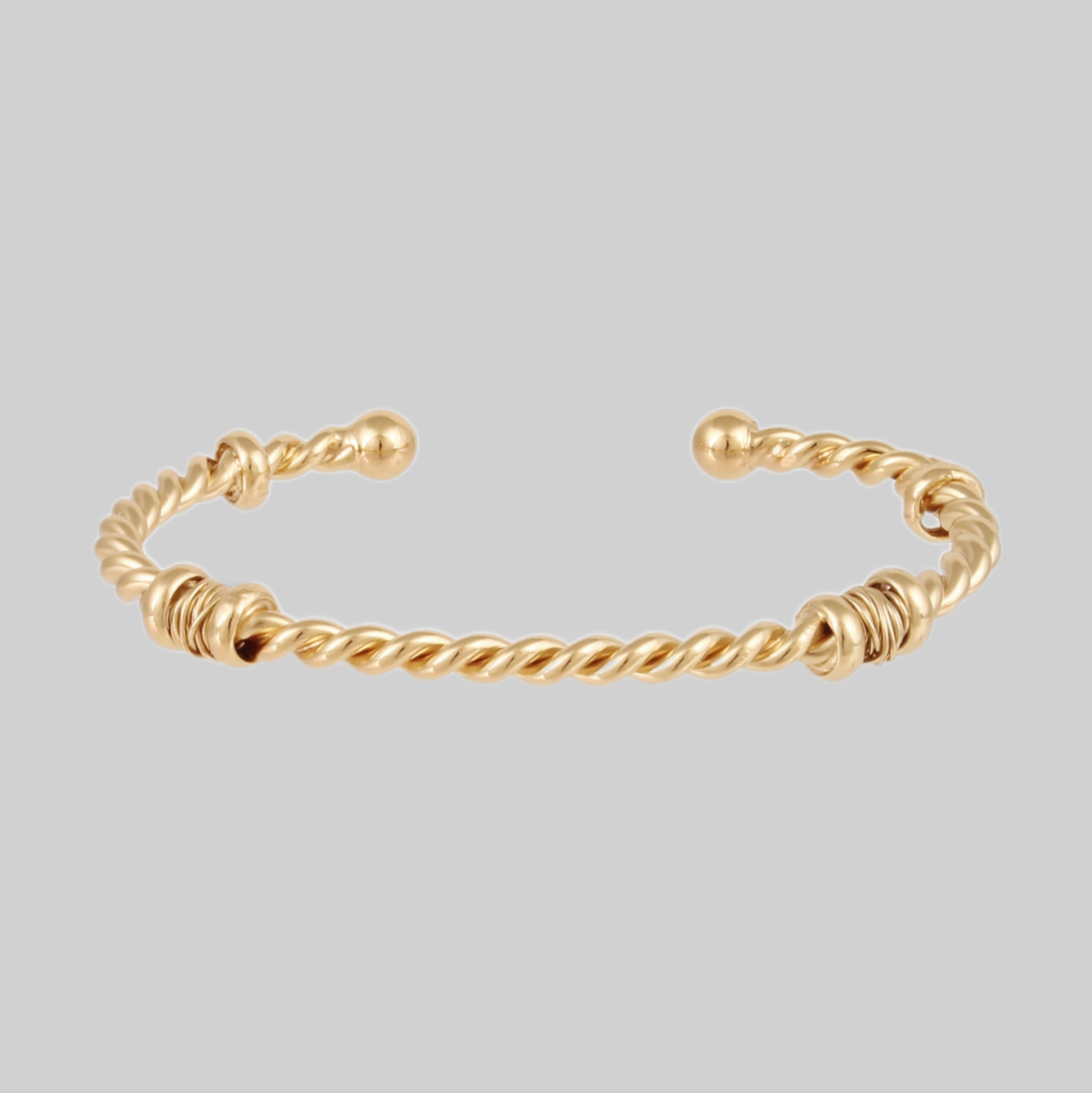 GAS BIJOUX bracelet, gold, frontsdie