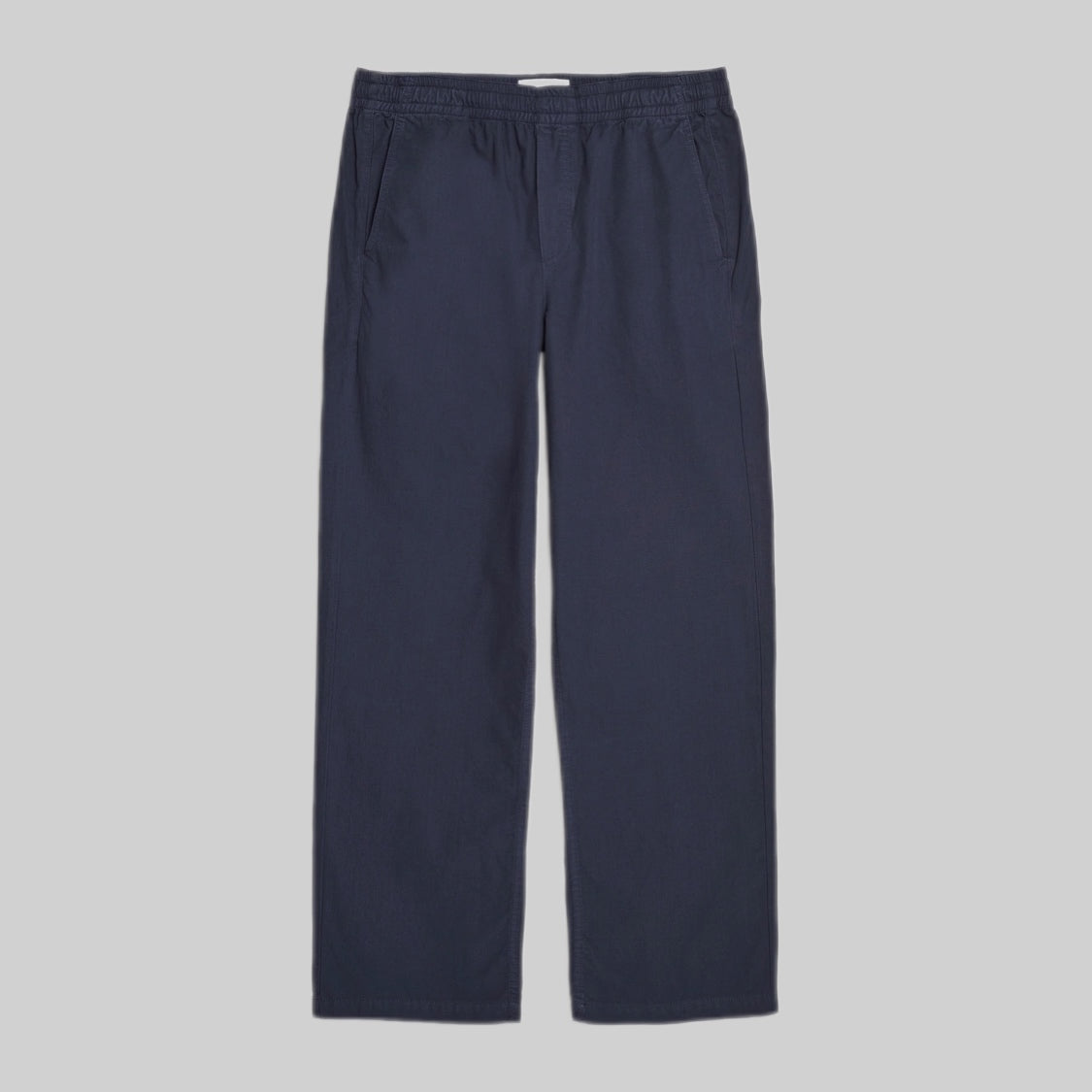 Palmes linen pants, blue, frontside