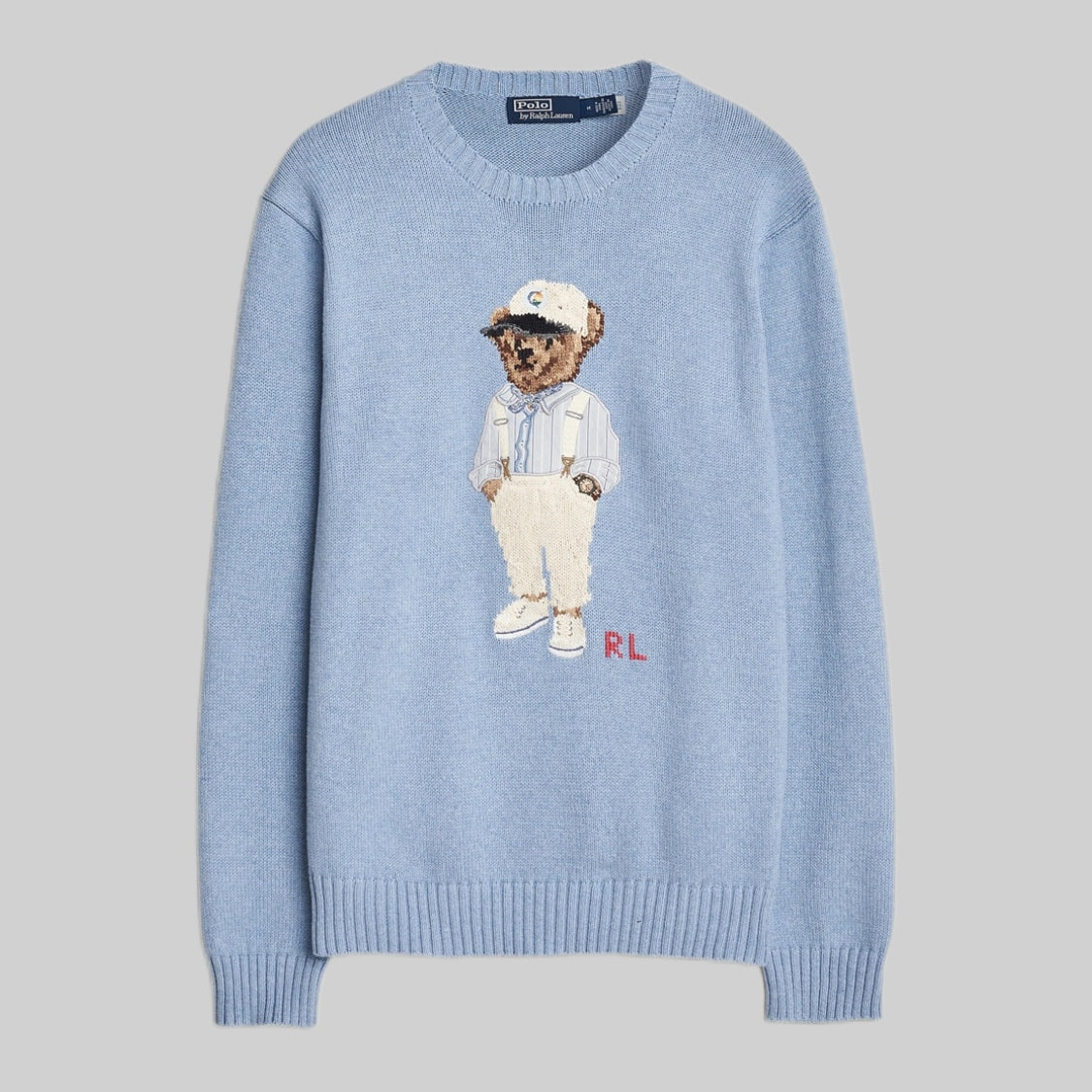 POLO RALPH LAUREN knitwear, blue, frontside