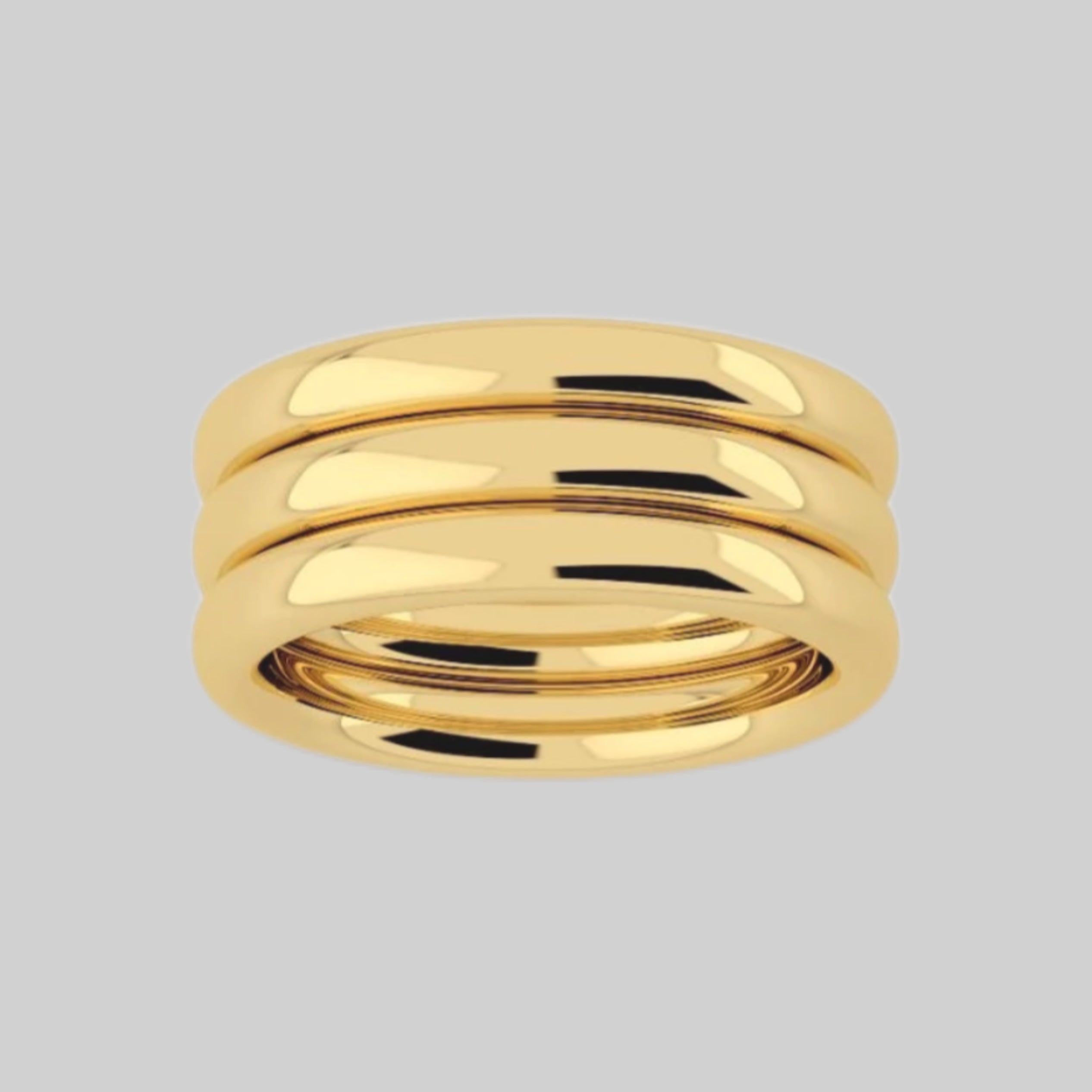 EDBLAD ring, gold, women, frontside