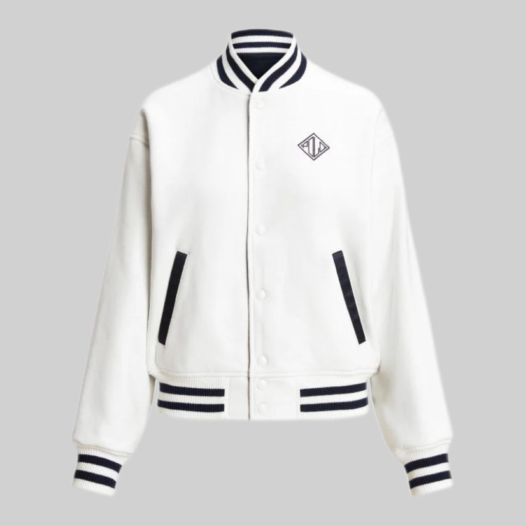 Polo Ralph Lauren jacket, women, white, frontside