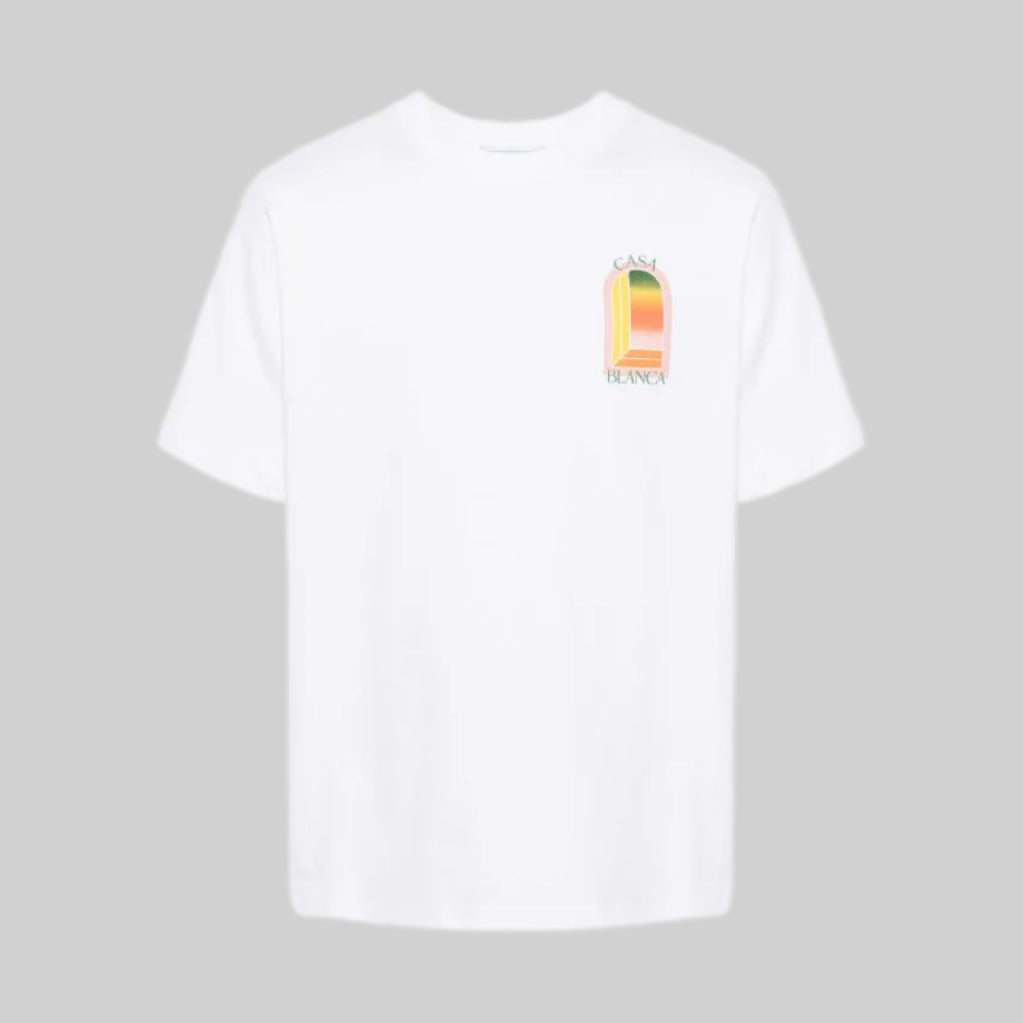 CASABLANCA t-shirt, white, men, frontside