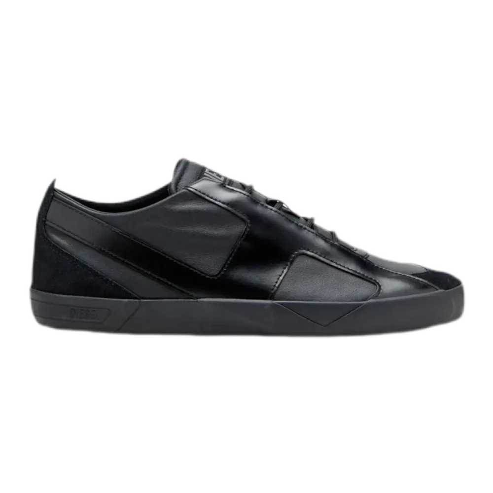 S-Slante-D-Sneakers in suede and leather with D logo