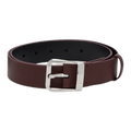 Burgundy Leather Belt