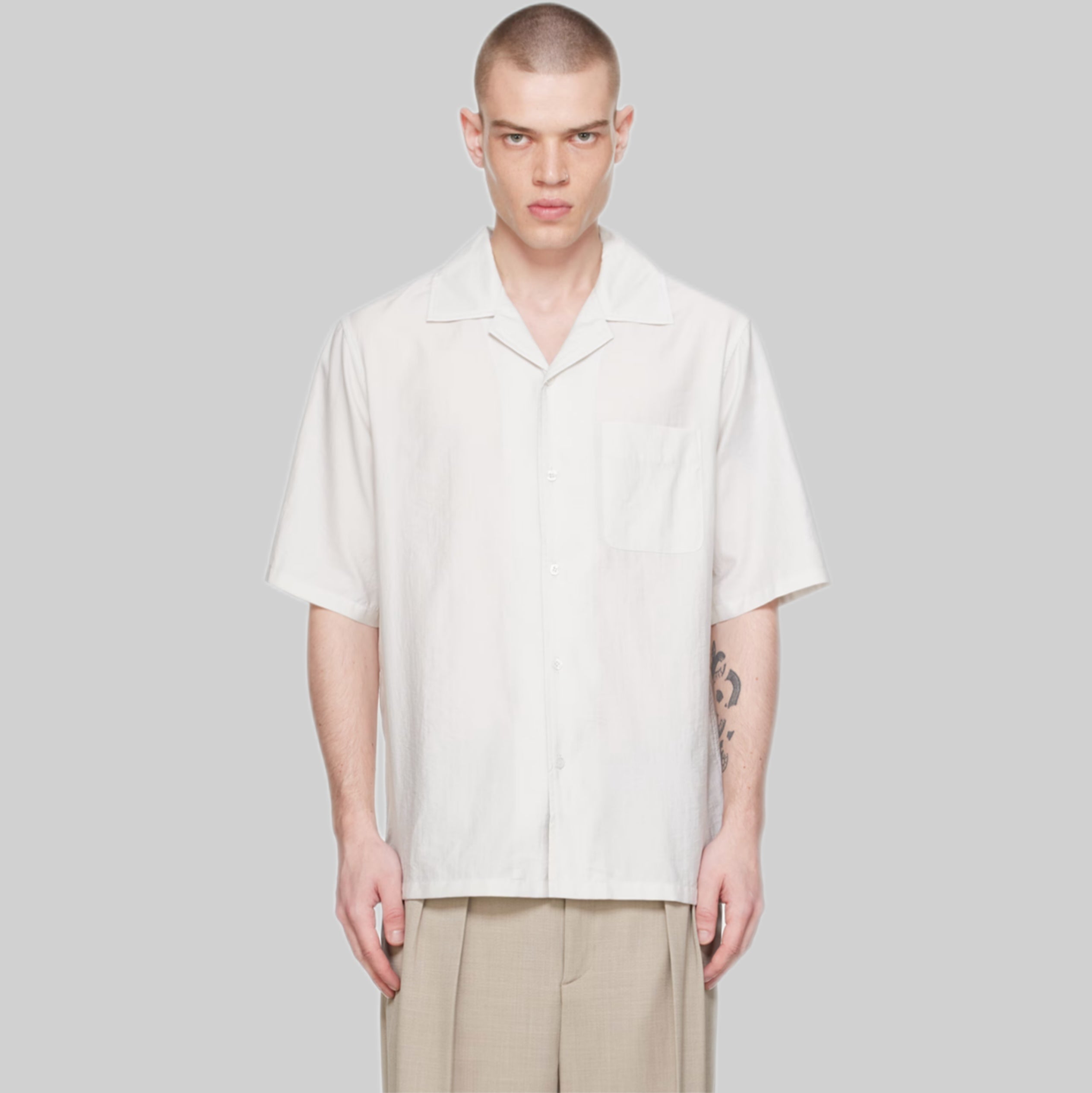 FILIPPA K shirt, white, frontside, men, model