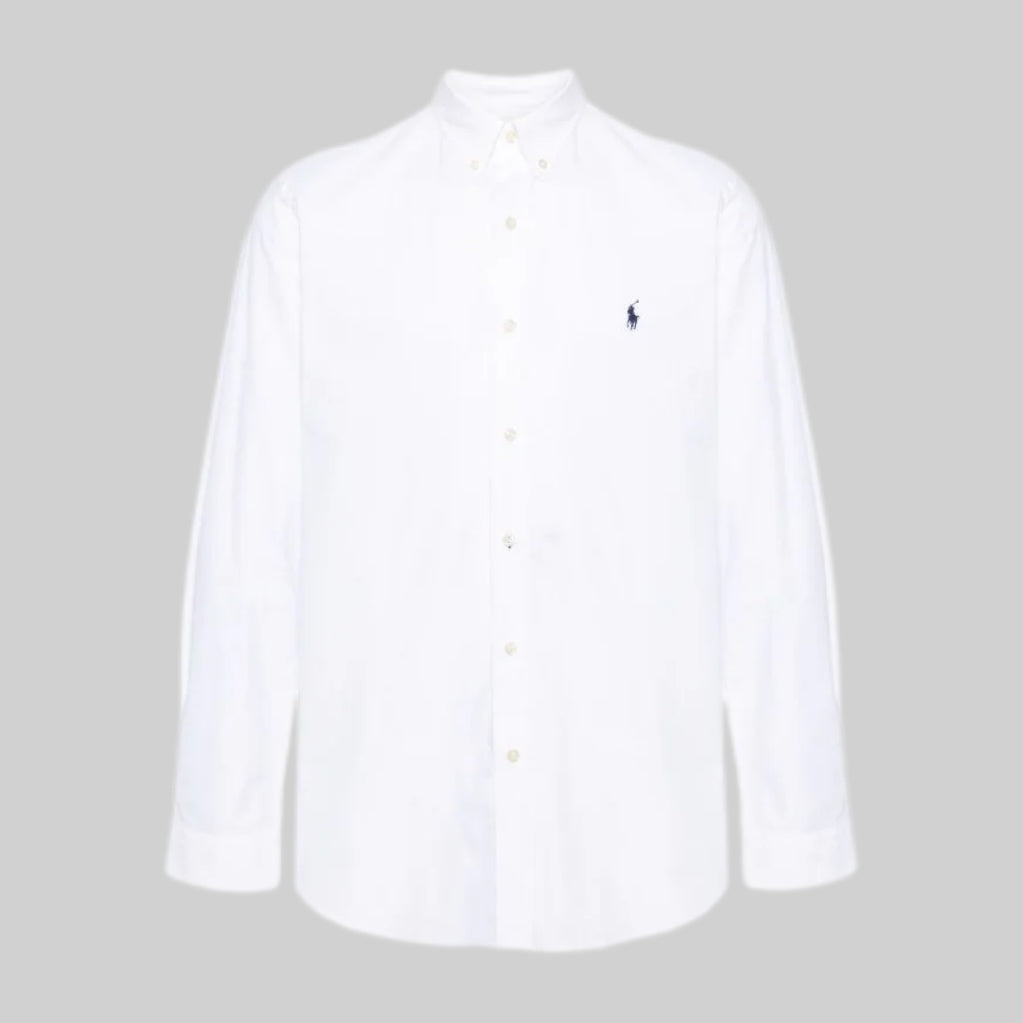 Polo Ralph Lauren shirt, white, men, frontside