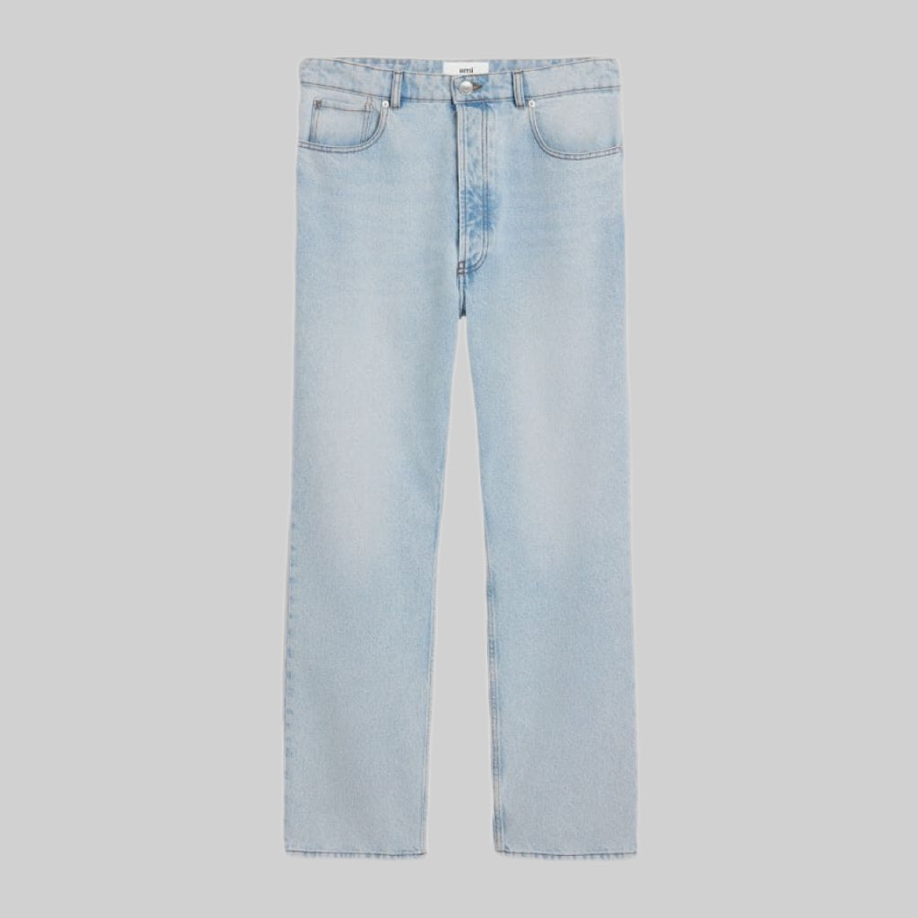 AMI Paris jeans, men, frontside, blue