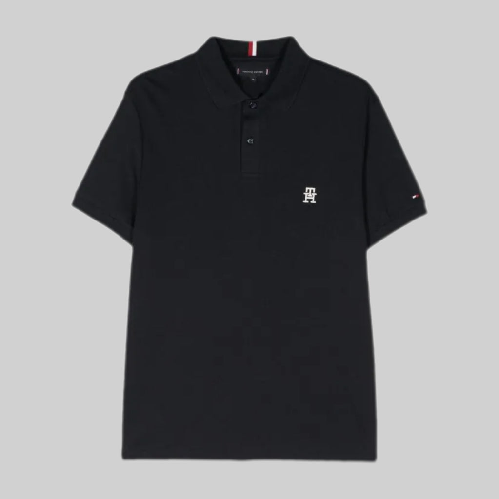 Tommy Hilfiger polo shirt, navy, frontside, men