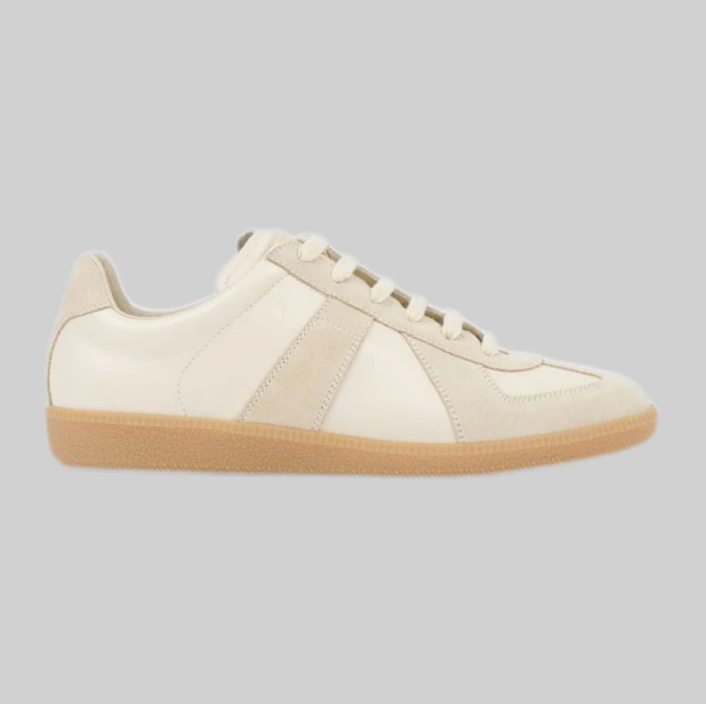 Maison Margiela sneakers, beige, frontside, men