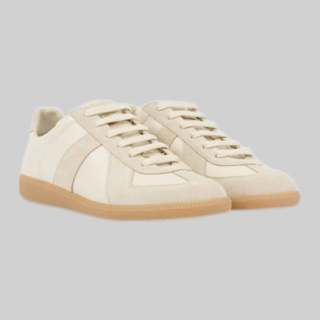 Maison Margiela sneakers, beige, frontside, men