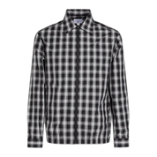 Checked cotton-poplin shirt