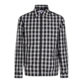 Checked cotton-poplin shirt