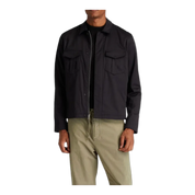 Cotton-blend overshirt