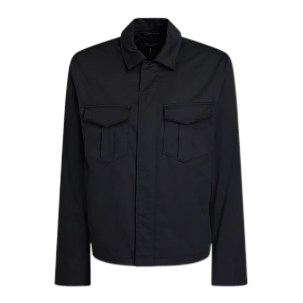 Cotton-blend overshirt